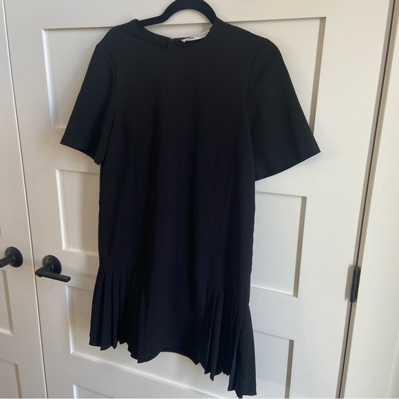 Zara Classic Black Ruffle Hem Dress - Picture 6 of 11